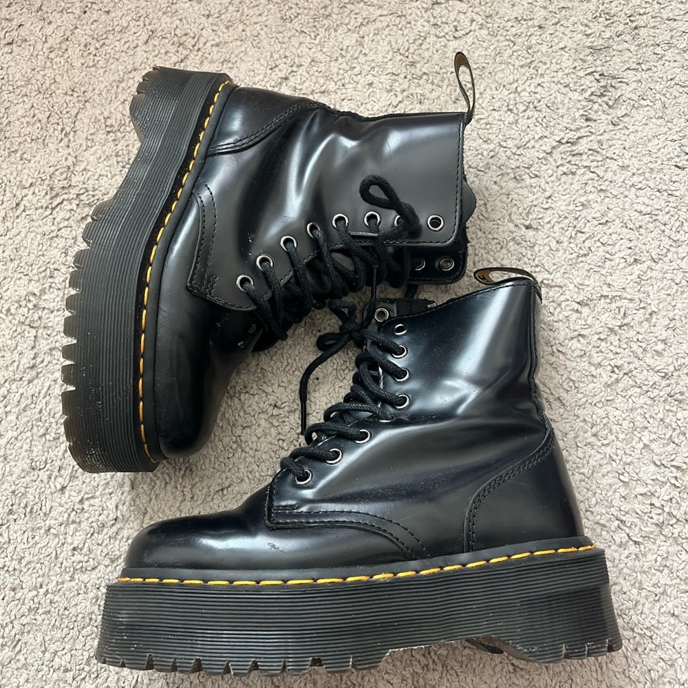 Dr. Martens Black Platform Boots